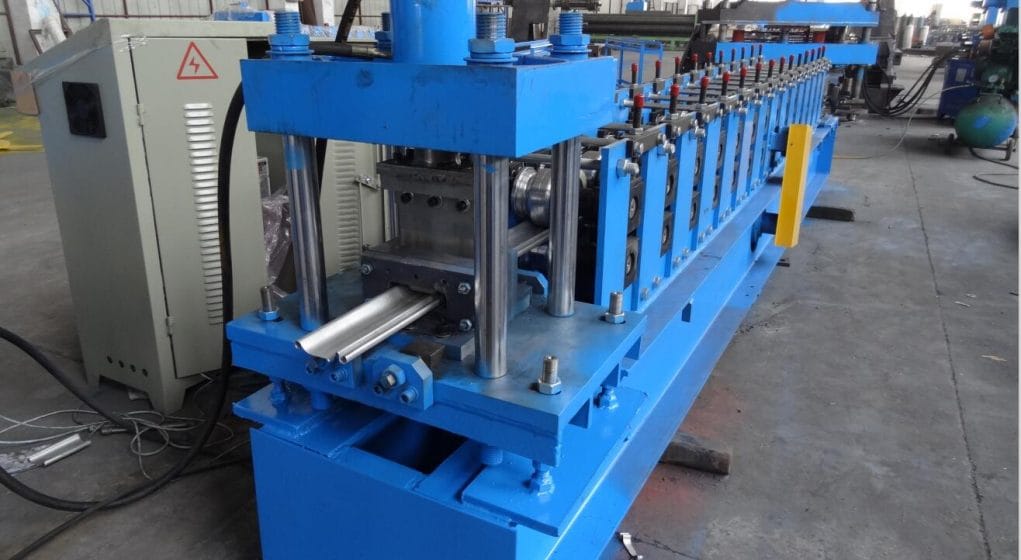 keluli rolling shutter slat roll membentuk mesin