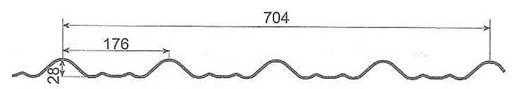 بلاط فولاذي 704