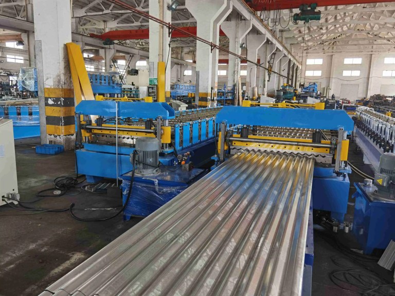 Fully Automatic Corrugated Roof Sheet Roll Forming Machine Production Line by Beli RollForming