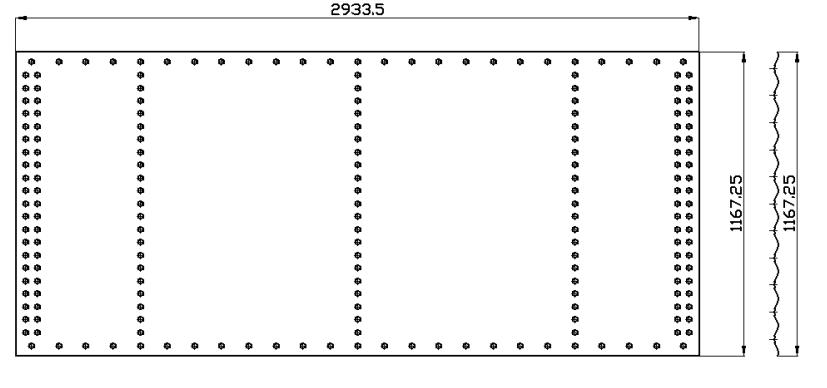 Dibujo de silo de acero