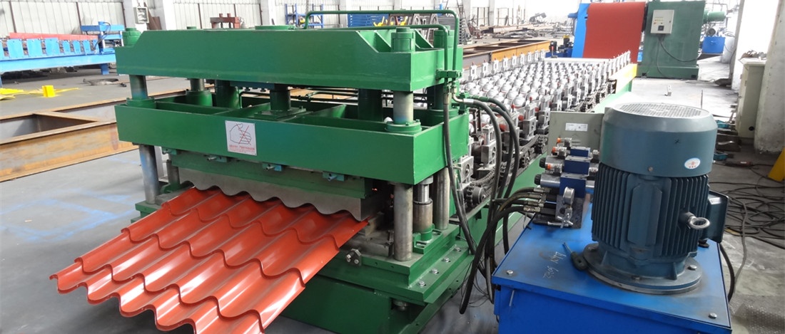 glazed tile roll forming machine