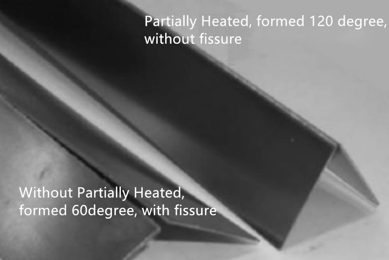Partially Heated Rollforming Process