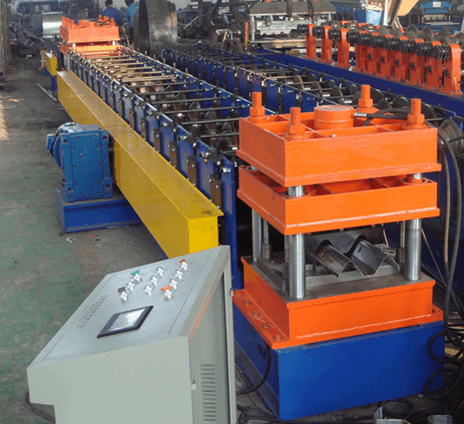 w beam guard rail machine