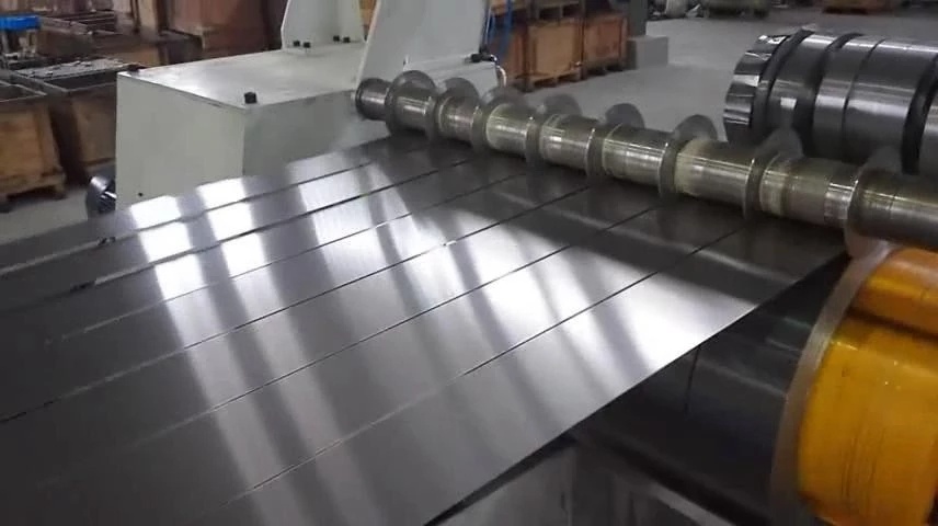 máquina de corte longitudinal de bobinas