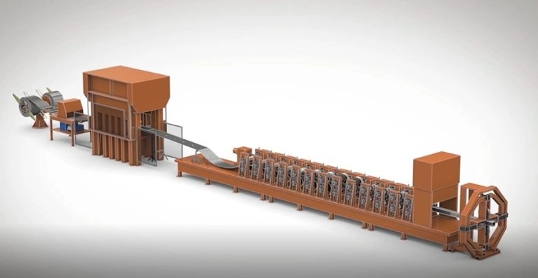 Como configurar o processo de calibração técnica de uma máquina de perfilagem.