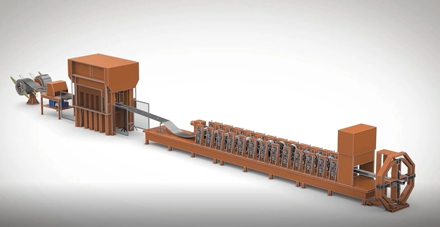 how to set up a roll forming machine technical calibration process.