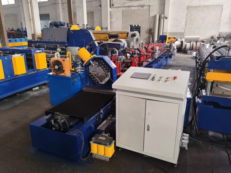 Automatic C purlin roll former with PLC control system Believe Industry